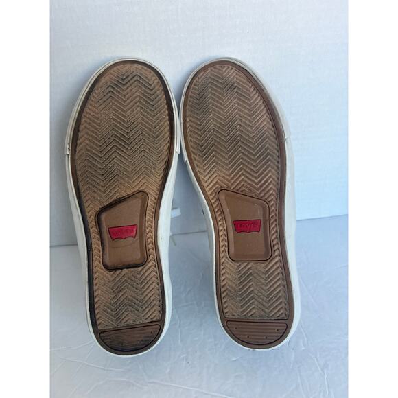 Levi's Women’s Denim Low Top Comfort Blue/White Lace Up Sneaker Shoes Sz 8 - Picture 11 of 11